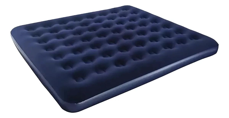 COLCHON INFLABLE PARA CAMPING TAMAÑO KING 203X183 CM COMODO Y RESISTENTE - 1