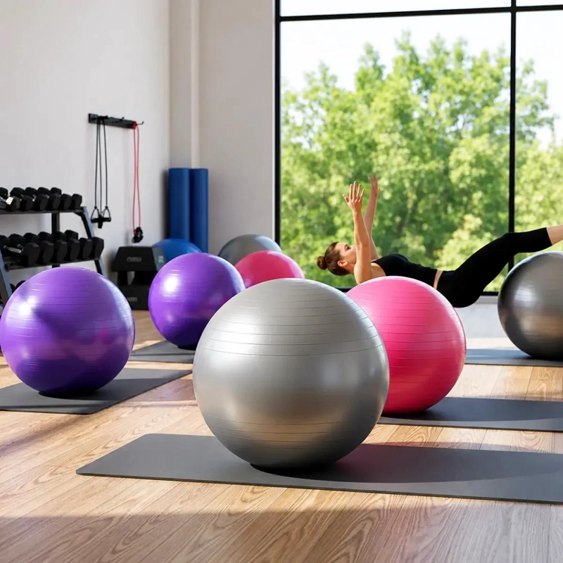 PELOTA DE EJERCICIO PARA YOGA Y PILATES DE 75 CM PARA REHABILITACION - 2