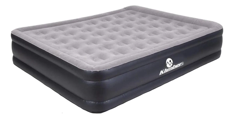 COLCHON INFLABLE ELE CTRICO DOBLE CON BOMBA INTEGRADA COLOR GRIS - 2