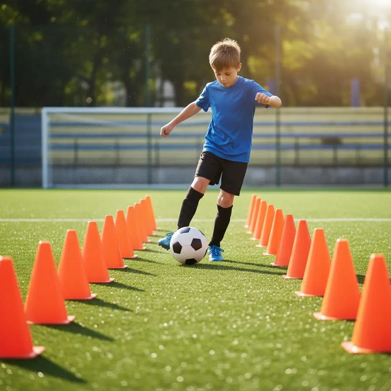 CONOS DE ENTRENAMIENTO PARA DEPORTE Y TRAFICO, SET DE 20 UNIDADES - 1