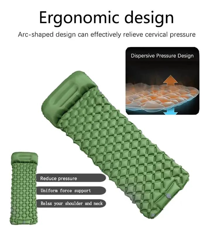 COLCHONETA INFLABLE PLEGABLE PARA CAMPING Y ACTIVIDADES AL AIRE LIBRE - 3