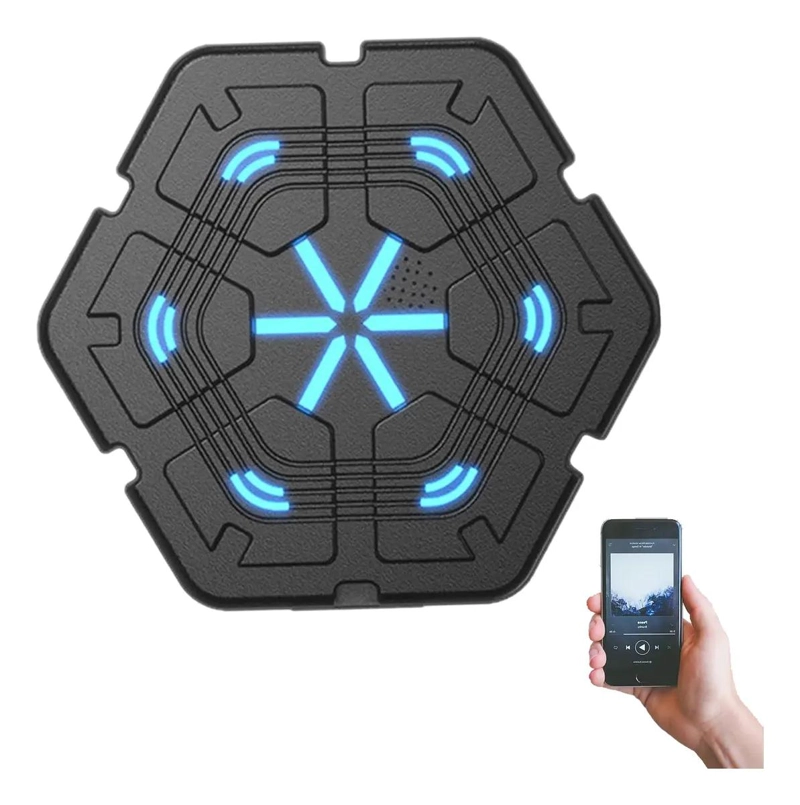 MAQUINA DE BOXEO INTELIGENTE CON CONEXION BLUETOOTH Y DISEÑO HEXAGONAL - 1