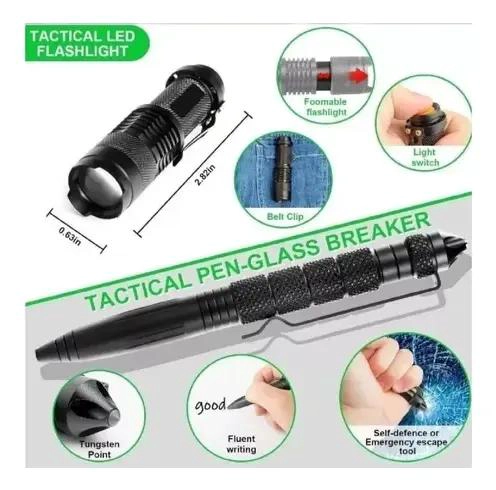 KIT COMPLETO DE HERRAMIENTAS PARA SUPERVIVENCIA Y CAMPING 12 EN 1 - 4