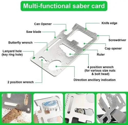 KIT DE HERRAMIENTAS MULTIFUNCIONAL PARA PESCA Y CAMPING 12 EN 1 - 4
