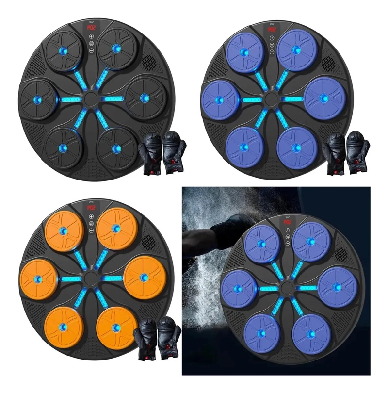 MAQUINA DE BOXEO INTELIGENTE CON BLUETOOTH Y GUANTES INCLUIDOS - 1