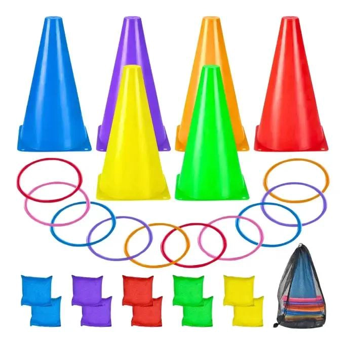 KIT DE ENTRENAMIENTO PARA AGILIDAD Y COORDINACION CON ACCESORIOS DEPORTIVOS - 1