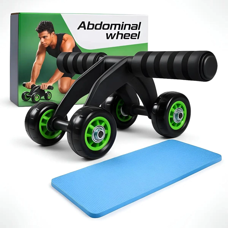 RODILLO ABDOMINAL CON 4 RUEDAS ANTIDESLIZANTE PARA EJERCICIOS - 1