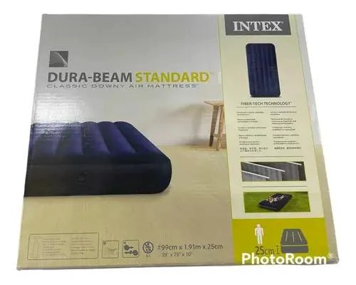 COLCHON INFLABLE INDIVIDUAL CON TECNOLOGIA DURABEAM Y BOMBA INTEGRADA - 2