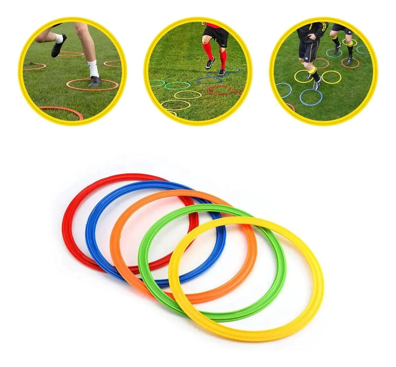 KIT DE 10 ANILLOS PARA ENTRENAMIENTO FUNCIONAL Y AGILIDAD - 1