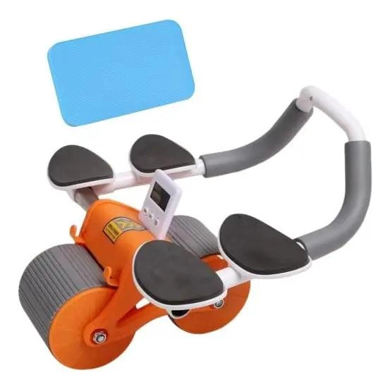RODILLO ABDOMINAL CON 4 SOPORTES Y REBOTE AUTOMATICO PARA FITNESS - 4