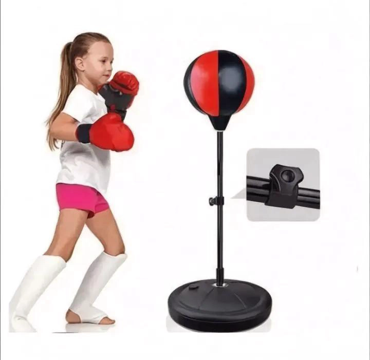 SET COMPLETO DE BOXEO PARA NIÑOS CON GUANTES Y SACO DE ENTRENAMIENTO - 1