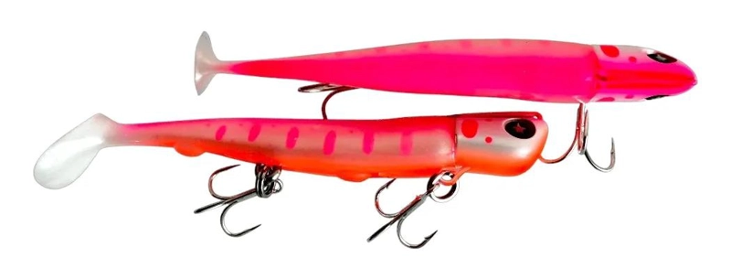 SEÑUELO DE PESCA ROSADO DE 18 CM Y 30 GRAMOS PARA CAPTURA EFECTIVA - 1