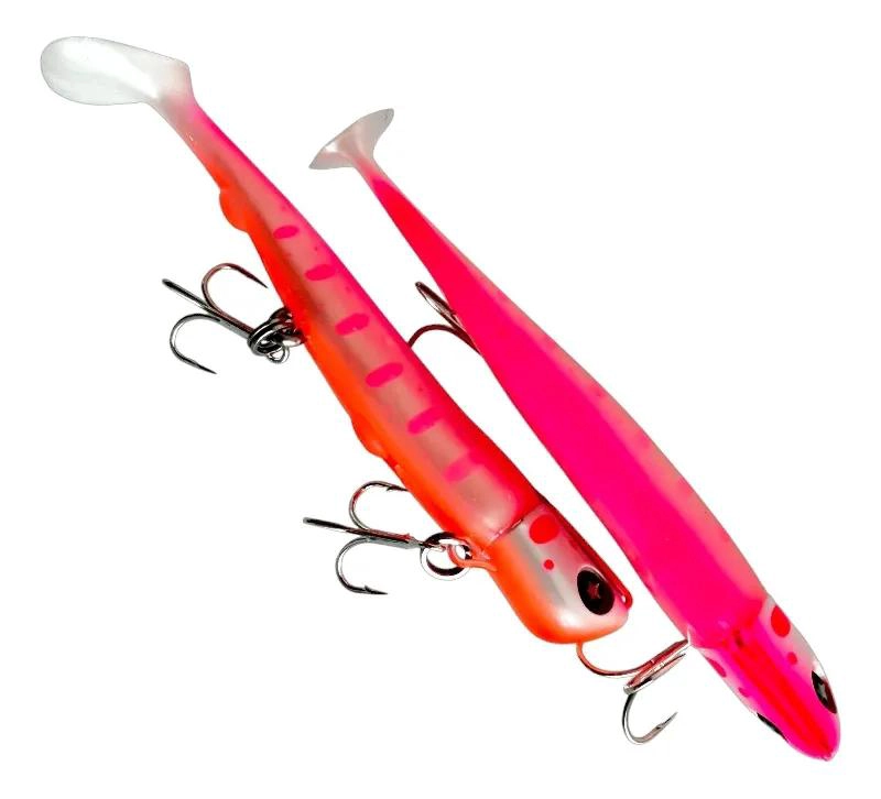 SEÑUELO DE PESCA ROSADO DE 18 CM Y 30 GRAMOS PARA CAPTURA EFECTIVA - 2