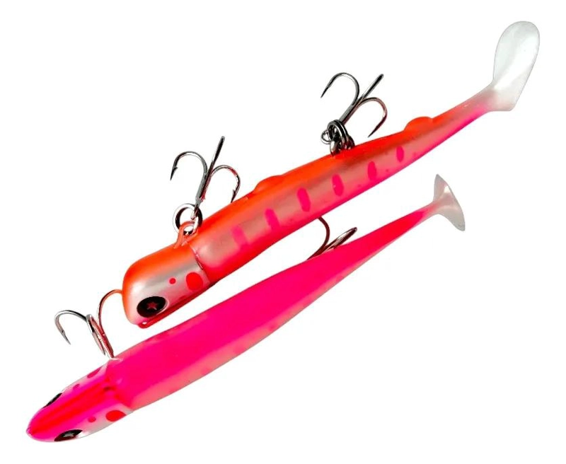 SEÑUELO DE PESCA ROSADO DE 18 CM Y 30 GRAMOS PARA CAPTURA EFECTIVA - 3