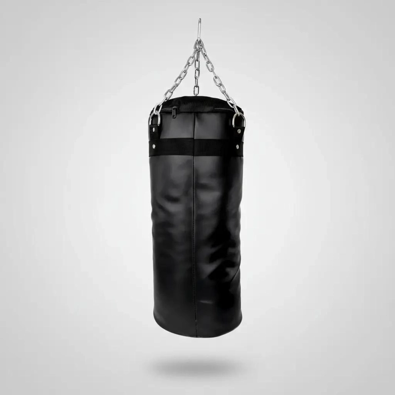 SACO DE BOXEO DE 70 CM CON RELLENO DE ASERRIN PARA ENTRENAMIENTO - 3