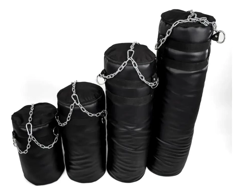 SACO DE BOXEO DE 70 CM CON RELLENO DE ASERRIN PARA ENTRENAMIENTO - 5