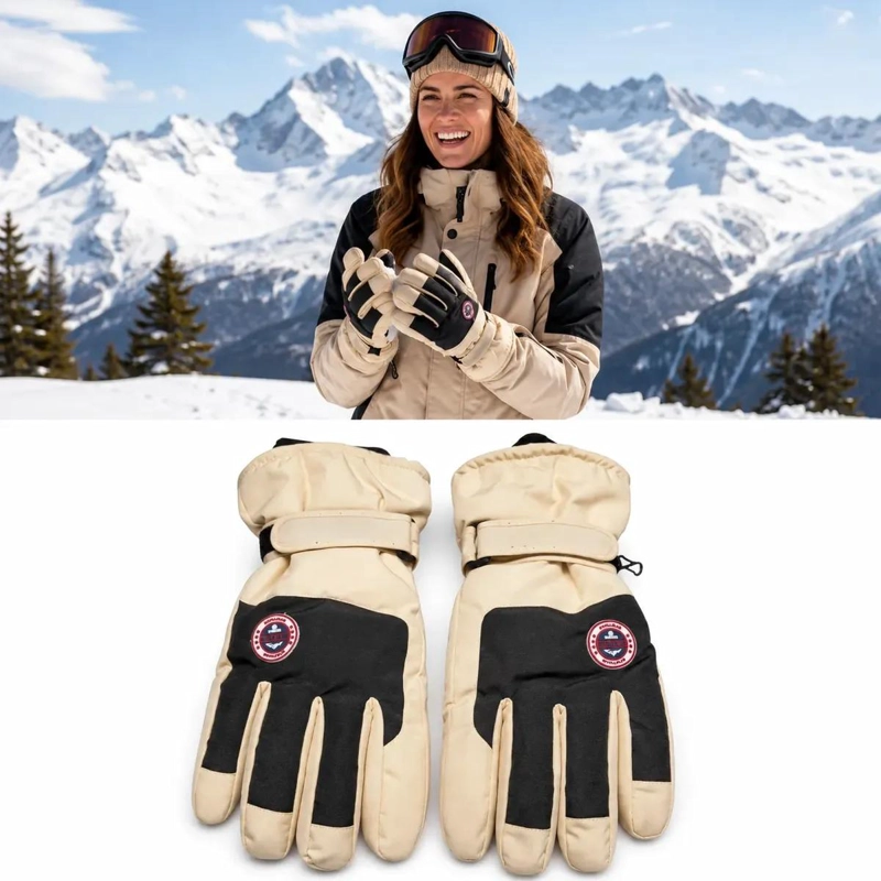 GUANTES TE RMICOS IMPERMEABLES PARA MUJER IDEALES PARA INVIERNO Y NIEVE - 1