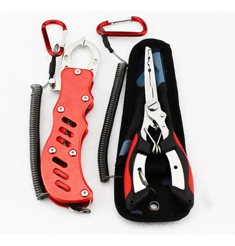 SET DE ALICATE Y PINZA PARA PESCA CON ACCESORIOS RESISTENTES Y FUNCIONALES - 2