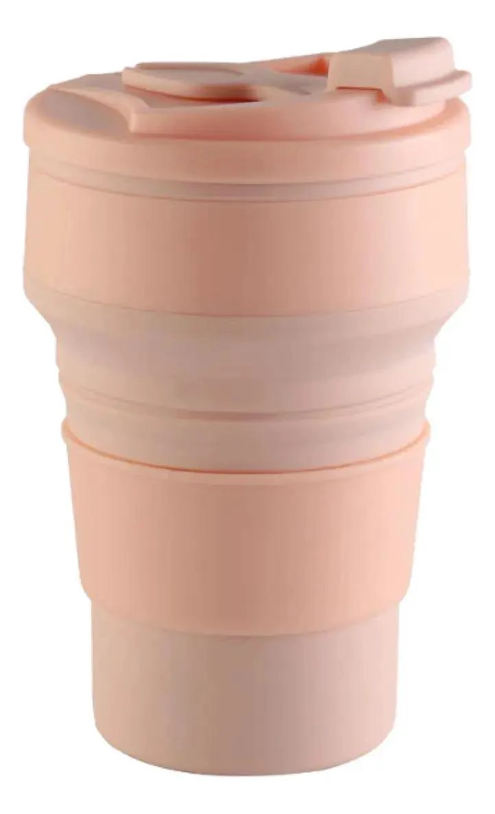 VASO PLEGABLE DE SILICONA PARA BEBIDAS FRIAS Y CALIENTES - 2
