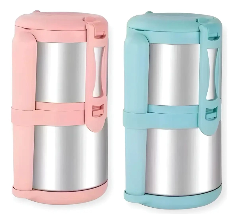 VIANDA CONSERVADORA TE RMICA DE ACERO INOXIDABLE PARA ALIMENTOS - 1