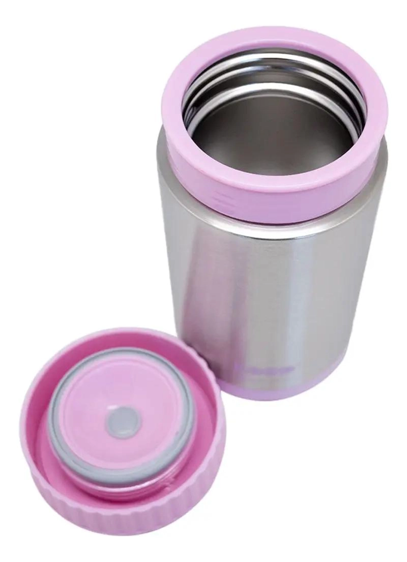 TERMO TE RMICO METALICO PARA ALIMENTOS 600 ML CON AISLAMIENTO - 1