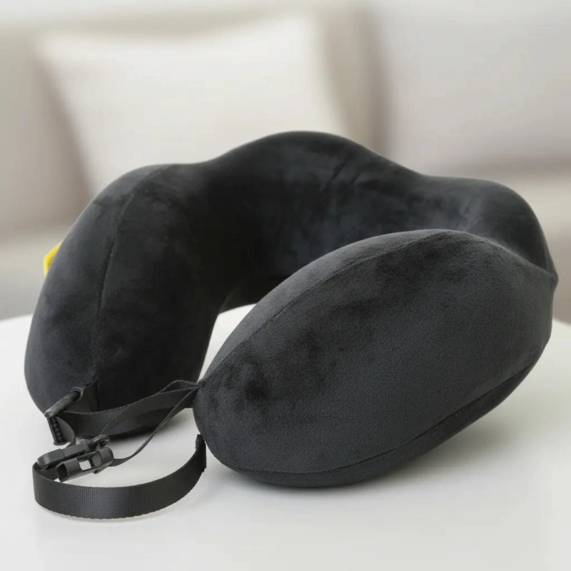 ALMOHADA ERGONOMICA DE ESPUMA INTELIGENTE PARA CUELLO Y VIAJE - 1