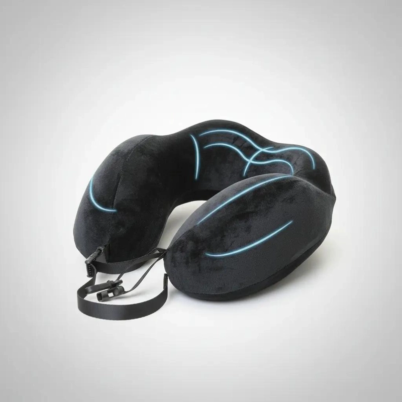 ALMOHADA ERGONOMICA DE ESPUMA INTELIGENTE PARA CUELLO Y VIAJE - 4
