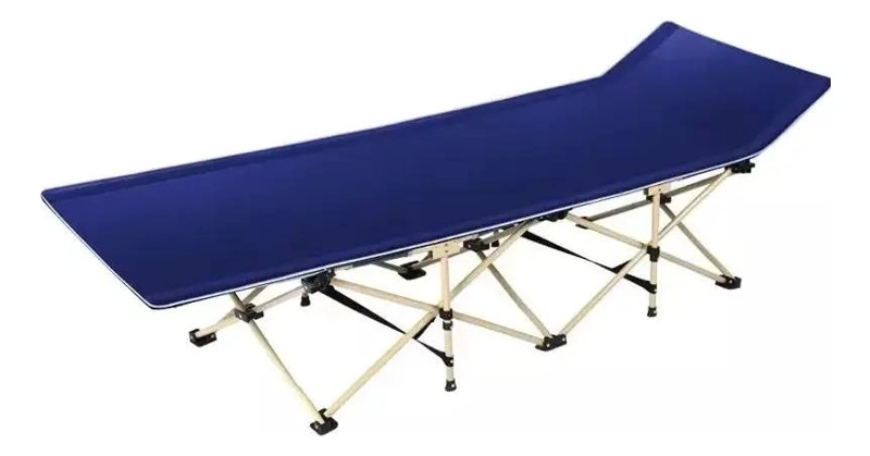 CATRE PLEGABLE PARA CAMPING CAMA PORTATIL RESISTENTE Y COMODO - 3