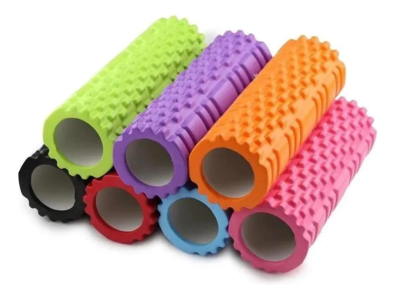 RODILLO DE ESPUMA PARA MASAJE MUSCULAR Y EJERCICIOS DE YOGA Y PILATES - 1