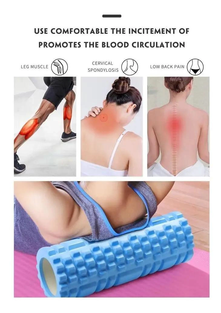 RODILLO DE ESPUMA PARA MASAJE MUSCULAR Y EJERCICIOS DE YOGA Y PILATES - 5