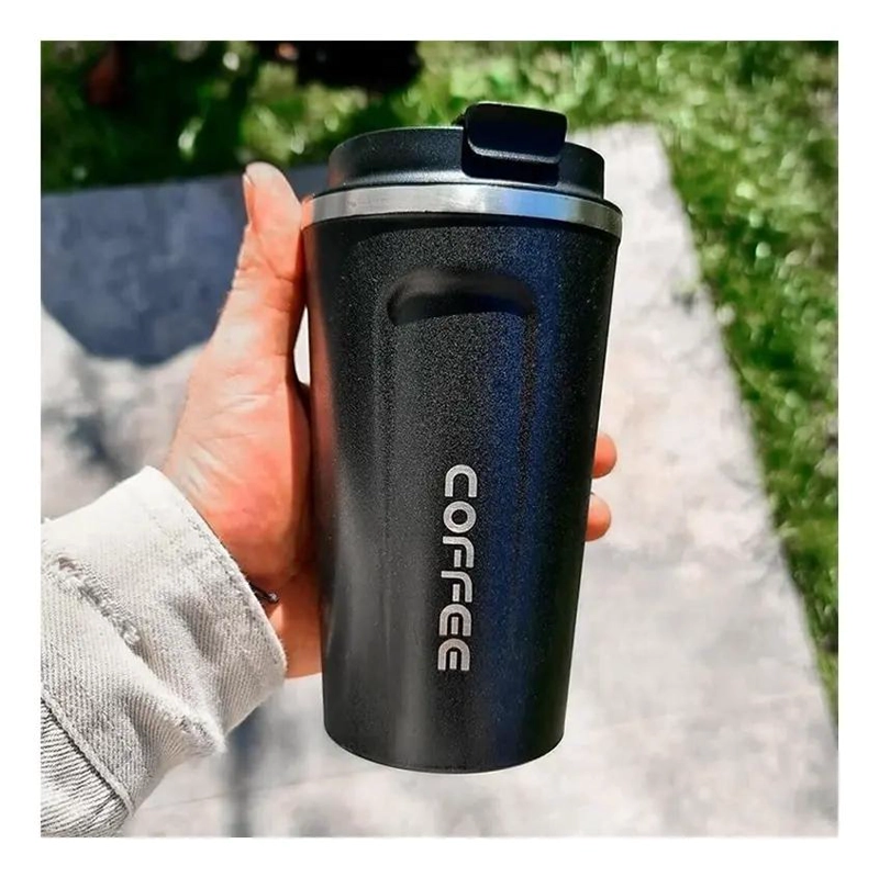 VASO TE RMICO PARA CAFE  DE ACERO INOXIDABLE 510 ML PARA FRIO Y CALIENTE - 2