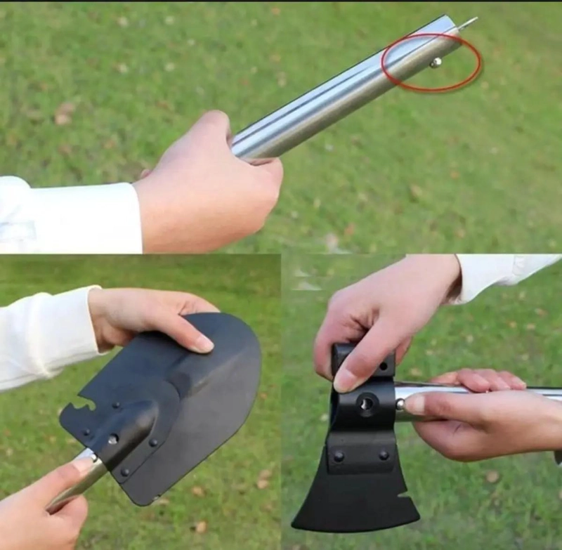 PALA TACTICA PORTATIL PLEGABLE PARA CAMPING Y ACTIVIDADES OUTDOOR - 3