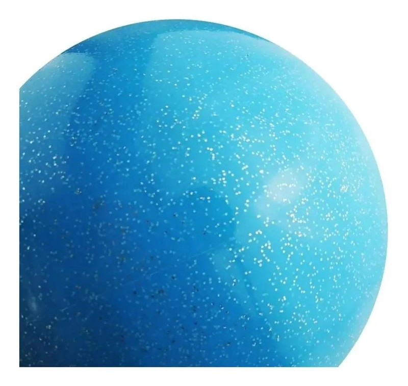BALON PARA GIMNASIA RITMICA CON ACABADO GLITTER Y PESO DE 700 GRAMOS - 2