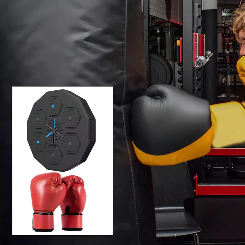 MAQUINA DE BOXEO CON FUNCION MUSICAL PARA ENTRENAMIENTO DE ARTES MARCIALES - 2