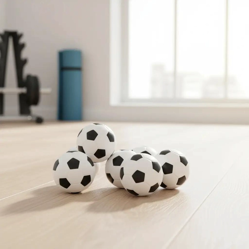 PACK DE 12 PELOTAS ANTIESTRE S CON DISEÑO DE FUTBOL PARA CUMPLEAÑOS - 1