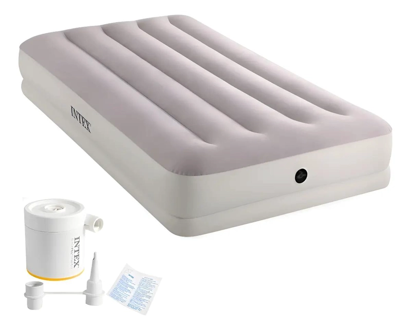 COLCHON INFLABLE PARA 1.5 PLAZAS CON INFLADOR USB INTEGRADO - 1