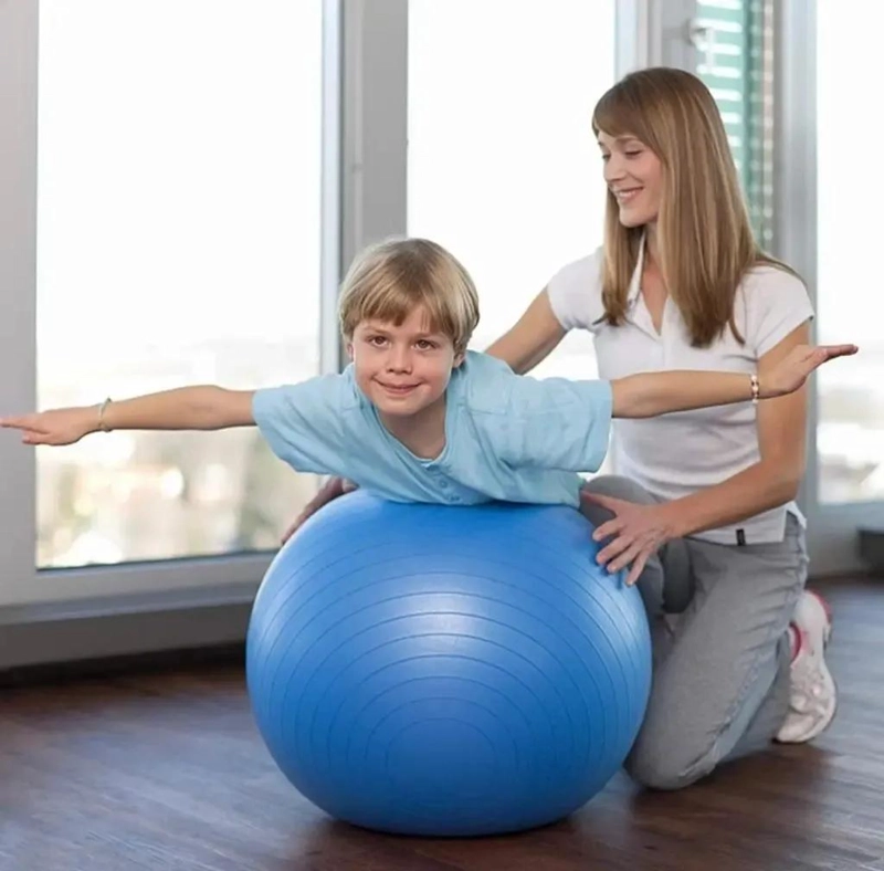 PELOTA DE EJERCICIO PARA YOGA Y PILATES DE 65 CM PARA ENTRENAMIENTO Y EMBARAZO - 4
