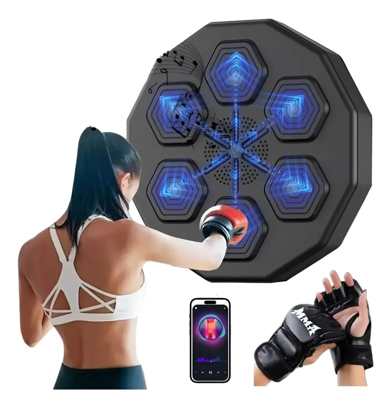 GUANTES PARA ENTRENAMIENTO DE BOXEO CON PARED ELECTRONICA DE 52 CM - 1