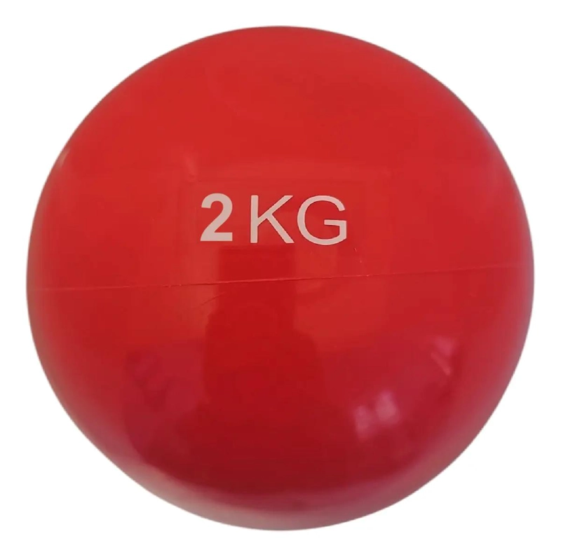 BALON MEDICINAL DE SILICONA 2 KG CON RELLENO DE ARENA SIN REBOTE - 1