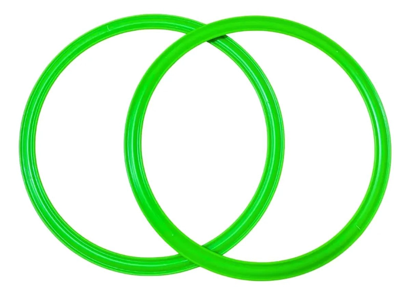 SET DE 10 AROS DE AGILIDAD DE 30 CM PARA ENTRENAMIENTO DEPORTIVO - 5