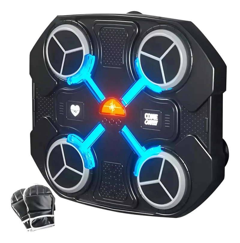 MAQUINA DE BOXEO CON MUSICA Y CONEXION BLUETOOTH PARA NIÑOS CON GUANTES - 5