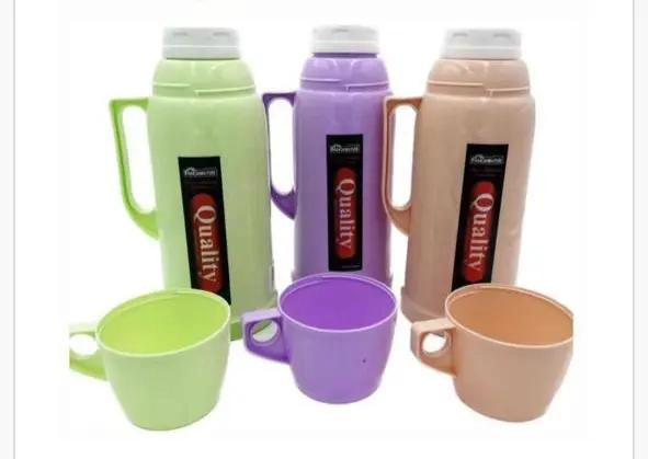 TERMO DE ACERO INOXIDABLE CON CAPACIDAD DE 1 LITRO PARA BEBIDAS - 1