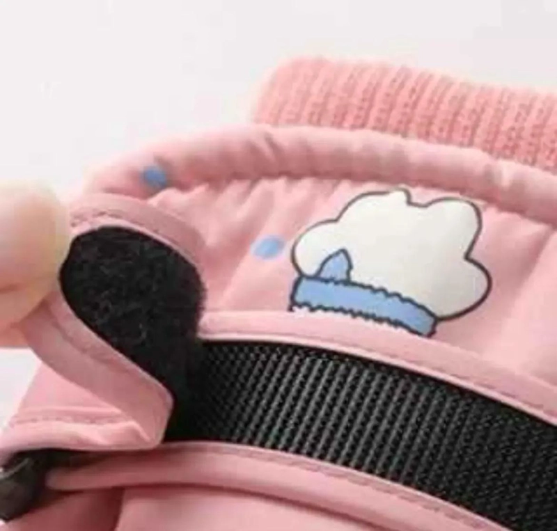GUANTES IMPERMEABLES PARA NIÑA CON FORRO POLAR PARA NIEVE - 3