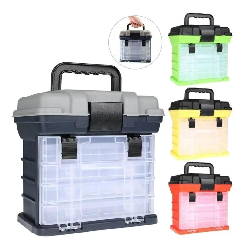 CAJA ORGANIZADORA GRANDE PARA SEÑUELOS Y HERRAMIENTAS DE PESCA - 5