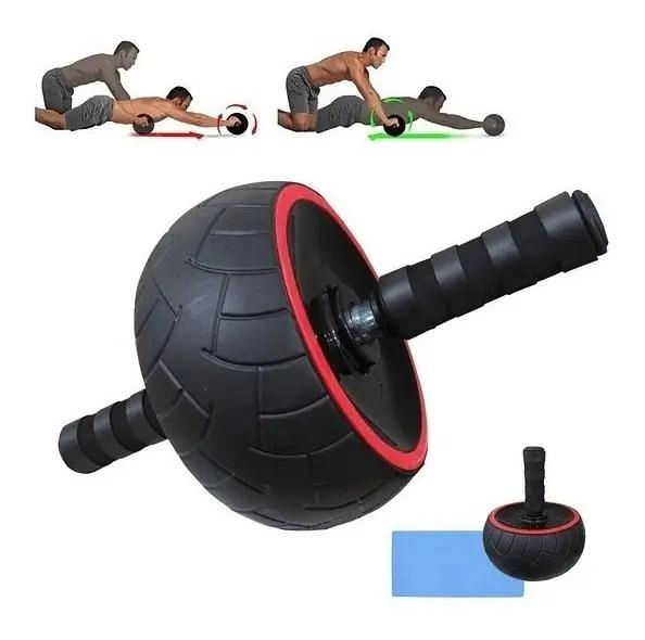 RUEDA PARA ENTRENAMIENTO ABDOMINAL CON MINI ALFOMBRA INCLUIDA - 1