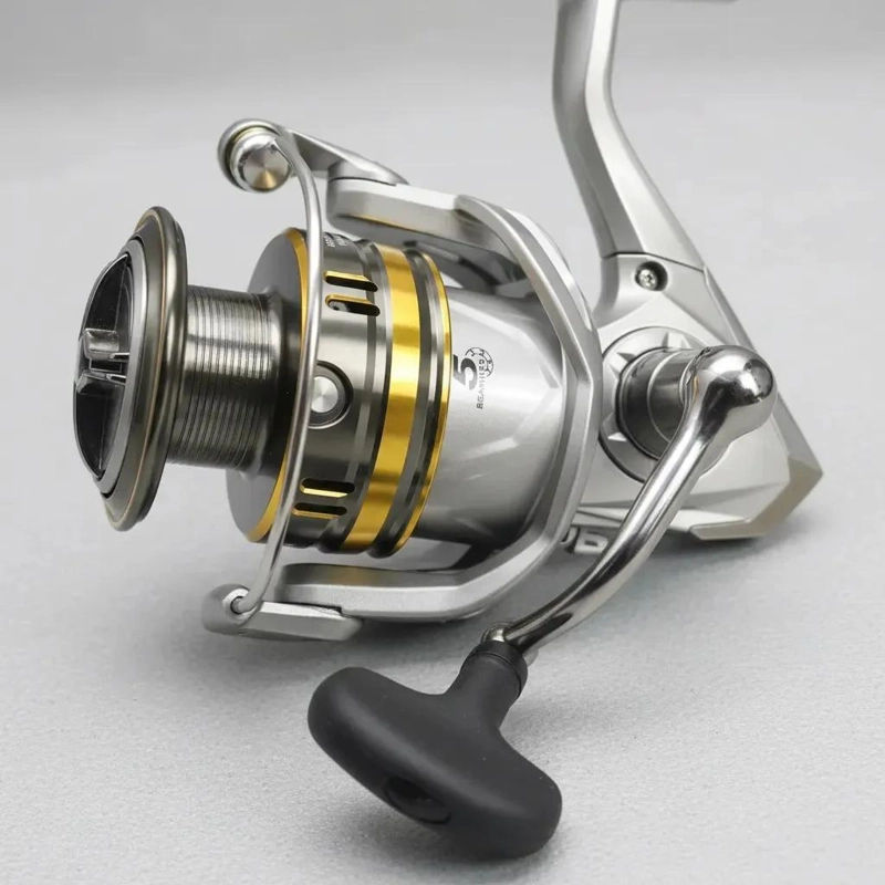 CARRETE DE PESCA SPINNING CON CAPACIDAD MEDIA Y DISEÑO REVERSIBLE - 1