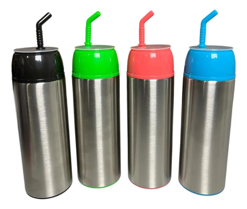 TERMO PARA BEBIDAS FRIO Y CALIENTE CON SISTEMA AUTOCEBANTE 380 ML - 1