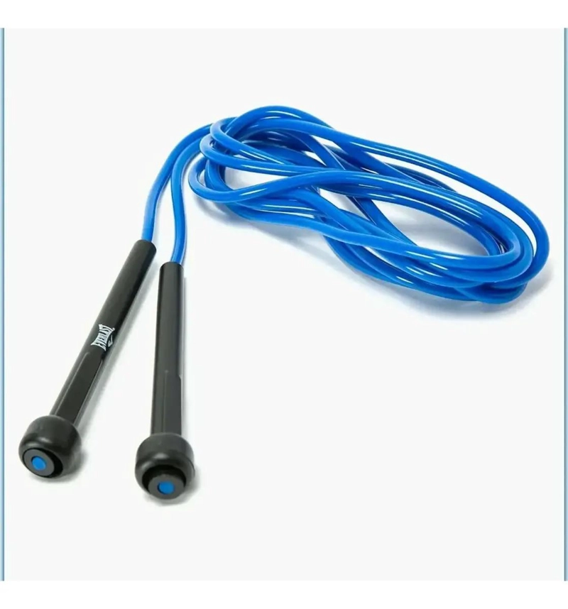 CUERDA PARA SALTAR RESISTENTE CON ASAS ERGONOMICAS EN COLOR AZUL - 5