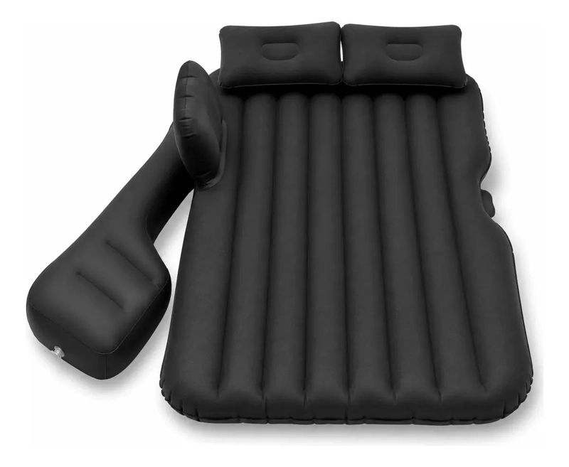 COLCHON INFLABLE PORTATIL PARA CAMPING Y VIAJES CON ALMOHADAS INTEGRADAS - 2
