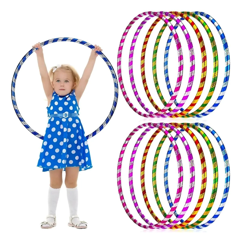 PACK DE 2 AROS HULA HULA DE 50 CM DE DIAMETRO EN COLORES VARIADOS - 1